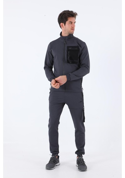 Maraton Sportswear Slimfit Erkek Ribana Paça Basic Antrasit Pantolon 19428-antrasit Antrasit