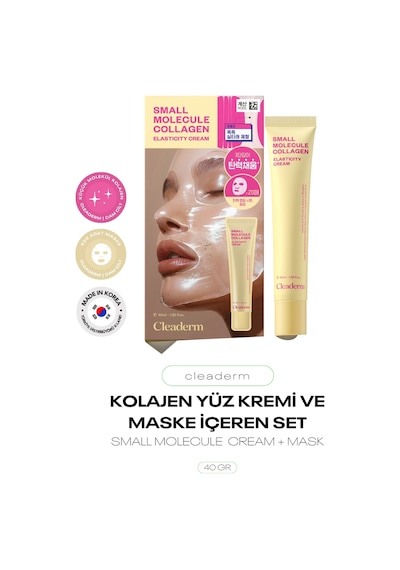 Küçük Moleküllü Kolajen Yüz Kremi Small Molecule Collagen Elasticity Cream
