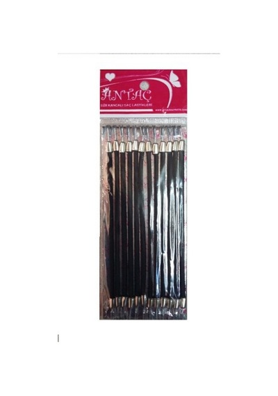 Antaç Kancalı Lastik 24'lü Paket Siyah