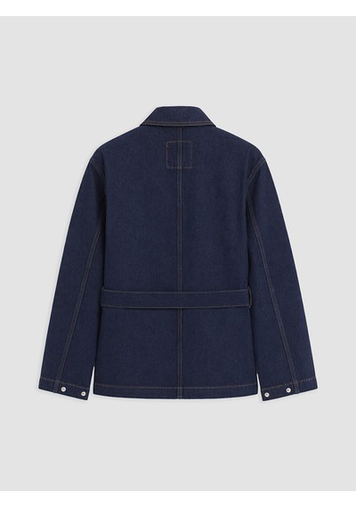 Lcw Everyday İndigo Kuşaklı Kadın Jean Ceket