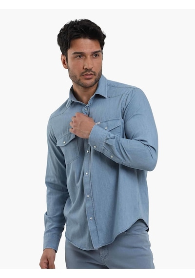 Dufy Açık Mavi Erkek Regular Fit Düz Klasik Yaka Uzun Kol Gömlek - 104840-açık Mavi Açık Mavi Dufy Açık Mavi Erkek Regular Fit Düz Klasik Yaka Uzun Kol Gömlek - 104840-açık Mavi Açık Mavi