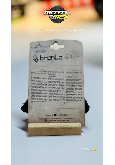 Brenta Ft 3092 Fren Balatası Yüksek Performans & Uzun Ömür