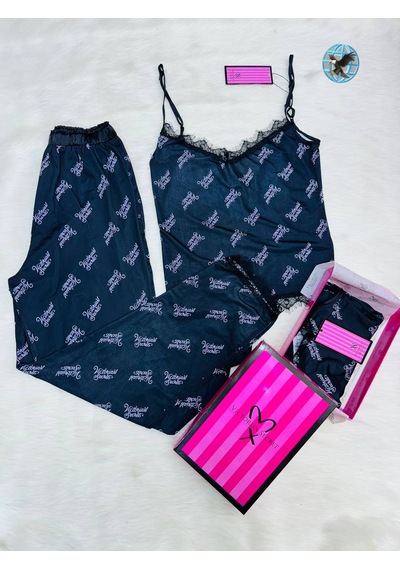 Victoria's Secret Bayan Pijama Takımı Siyah