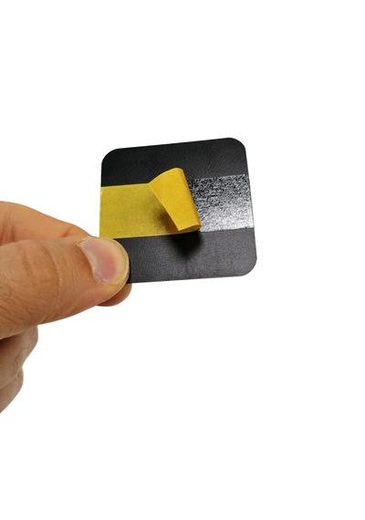 10 Adet Silinebilir Karatahta Mini Siyah Etiket 5 x 5 CM Yapışkanlı