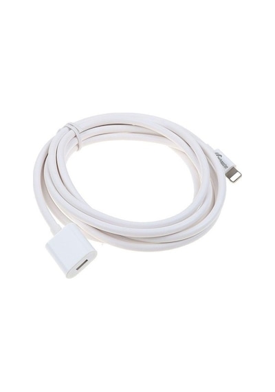 Techmaster Apple Uyumlu iOS iPhone Lightning Uzatma Kablosu 2 Metre