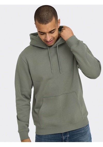 Only & Sons Onsconnor Lıfe Reg Koyu Gri Erkek Sweatshirt 22029225