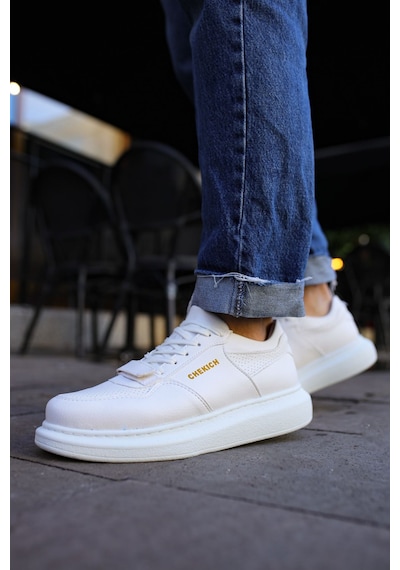 Ch073 Cbt Flatline Erkek Ayakkabı Beyaz Beyaz