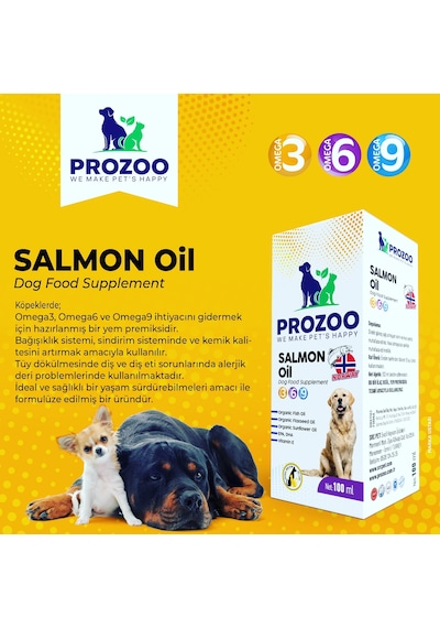 Prozoo Samon Yağı Köpek 100 ML