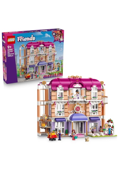 LEGO® Friends Büyük Heartlake City Oteli 42704 - 9 Yaş ve Üzeri Çocuklar için 6 Mini Bebek İçeren Oyuncak Yapım Seti (1406 Parça)