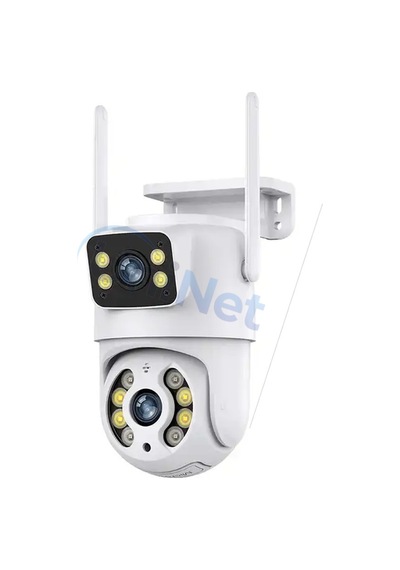 Uninet 6mp Çift Lensli Wifi Döner Başlıklı Ptz Güvenlik Kamerası Insan Takibi, Gece Görüşü, Çift Yönlü Ses Ve Nvr Desteği