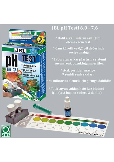 Jbl Ph 6.0-7.6 Akvaryum Suyu Test Seti