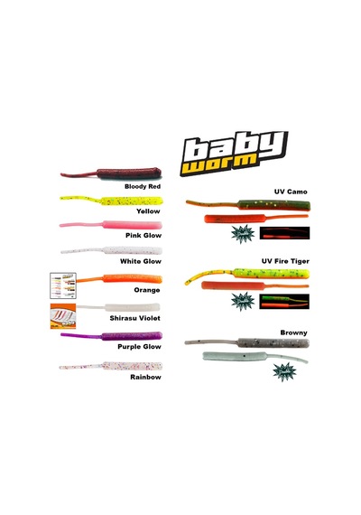 Fujin Baby Worm 5.2 CM Floating LRF Silikonu