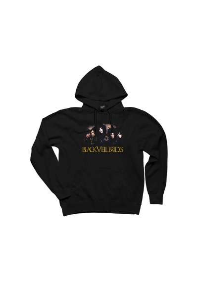 Black Veil Brides Grup Siyah Kapşonlu Sweatshirt Hoodie Siyah