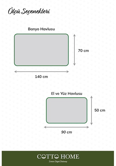 2 Li Kareli Mavi Renk Yumuşak Pamuk Banyo Havlu Seti 70x140 Cm