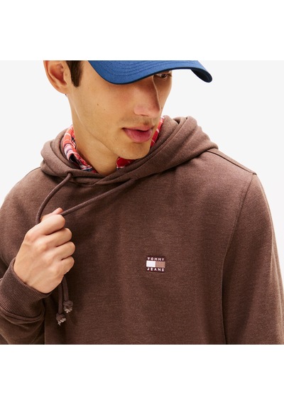 Tommy Hilfiger Jeans Regular Badge Erkek Kahverengi Sweatshirt Dm0dm22666