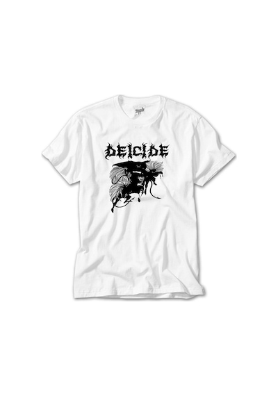 Deicide Band Metal Slayer Beyaz Tişört Beyaz
