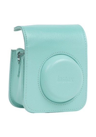 Instax Mini 13 Uyumlu Deri Çanta, Lagoon Green