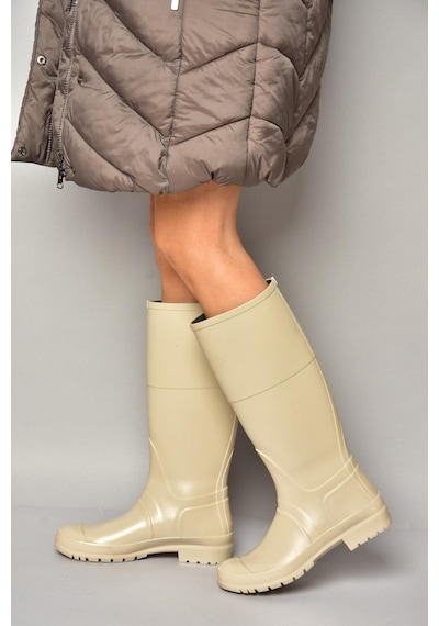 Fox Shoes T858704009 Bej Yağmur Çizmesi Bej-suni Deri Bej