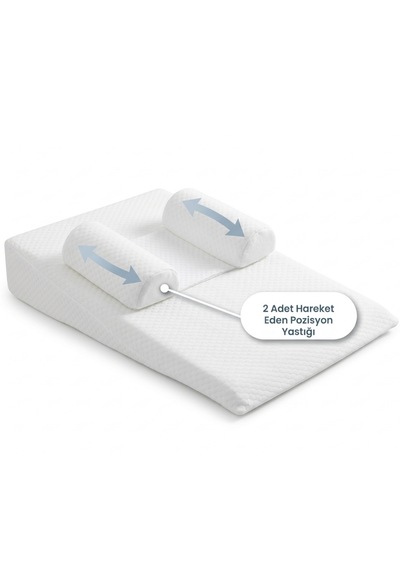 Casual Eko Bebek Yastığı - Ergonomik & Nefes Alabilir Yıkanabilir Kılıflı Güvenli Uyku Yastığı