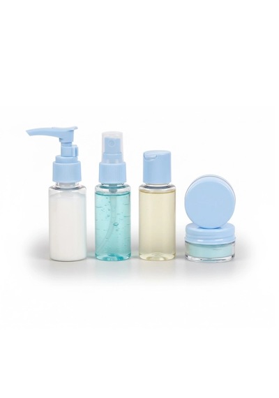 Mey İthalat Taşınabilir 5 Parça Seyahat Kozmetik Seti 30 Ml Sızdırmaz