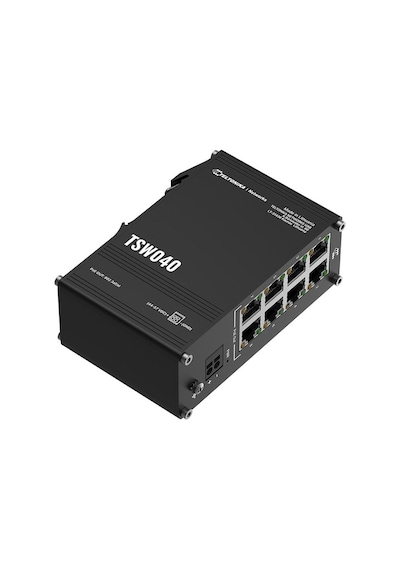 Teltonika Tsw040 8 Port 10/100 8 Port Poe 240 Watt Yonetılemez Endüstriyel Swıtch