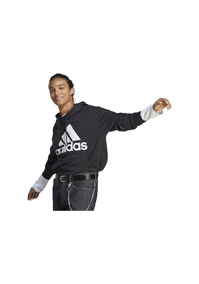 Adidas M Bl Ft Hd Erkek Günlük Sweatshirts Ic9363 Siyah 001