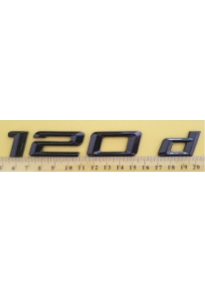 120 D Siyah Bagaj Yazısı 3a 3d 3abs
