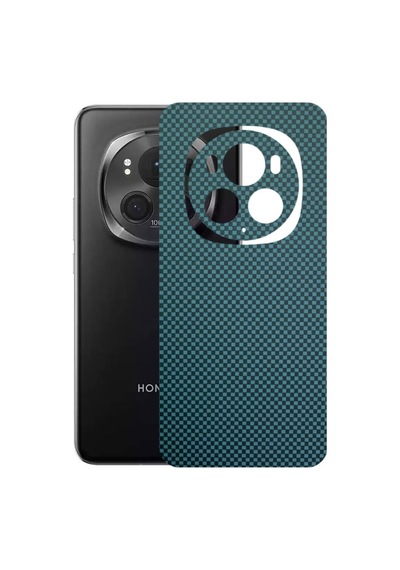 Kapps Honor Magic 6 Pro İle Uyumlu Fiber Serisi Premium Arka Kapak Kaplama Kenarlar Yoktur