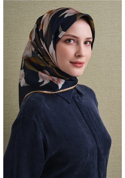 Armine Saf İpek Sura Eşarp 9620d 04 Kına Yeşili