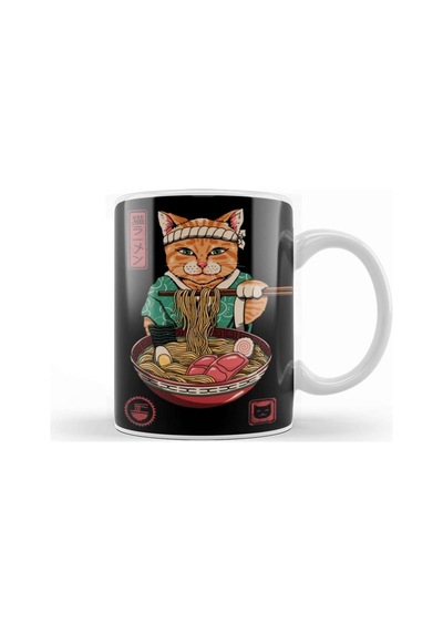Neko Ramen Kupa Bardak Porselen Karışık