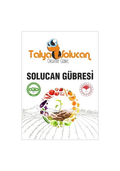 Organik Solucan Gübresi Toz Sebze Meyve Ve Süs Bitkileri 5 KG.
