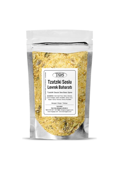 Elena'nın Tzatziki Soslu Levrek Baharatı 250 Gr Elena S Tzatziki Sauce Sea Bass Seasoning