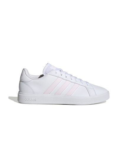Adidas Grand Court Base 2 Beyaz Kadın Sneaker 000000000101508638 Beyaz - Pembe
