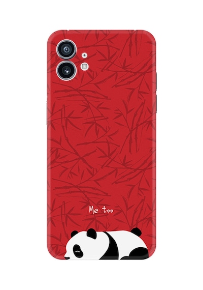 Nothing Phone 2 Kılıf Desenli Silikon Platinium Series Sleeping Panda 1810