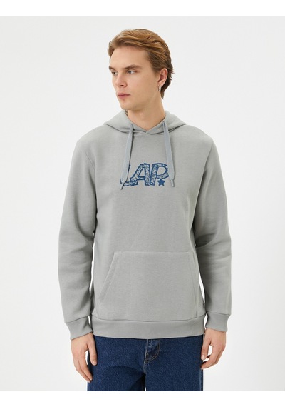 Koton Arkası Baskılı Hoodie Şehir Temalı Kanguru Cep Detaylı Gri 4wam70257mk Gri Koton Arkası Baskılı Hoodie Şehir Temalı Kanguru Cep Detaylı Gri 4wam70257mk Gri