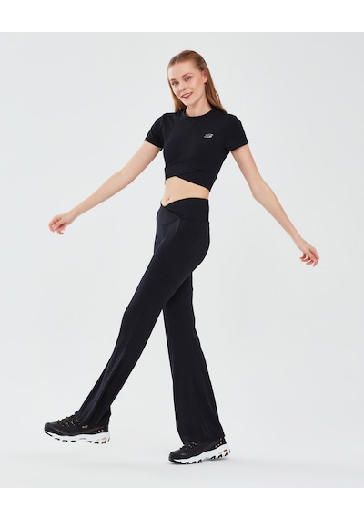 Skechers Performance Coll. W Short Sleeve  T-Shirt Kadın Siyah Tshirt S241133-001 Siyah