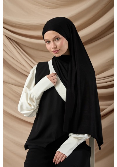 Silk Home Premium Penye Şal 65002-01 Siyah Çok Renkli