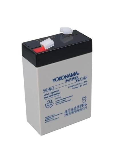Sh Yokohama Yh-62.3 6 Volt - 2.3 Amper Akü 90x43x38 Mm Najmaddin