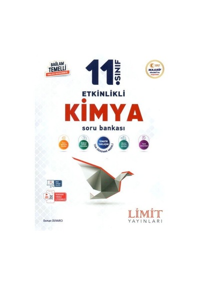 Limit Yayınları 11. Sınıf Kimya Etkinlikli Soru Bankası