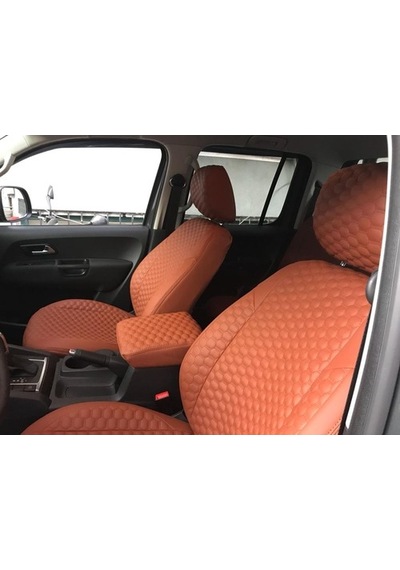 Volkswagen Amarok 2016 Model Araca Özel Deri Koltuk Kılıfı