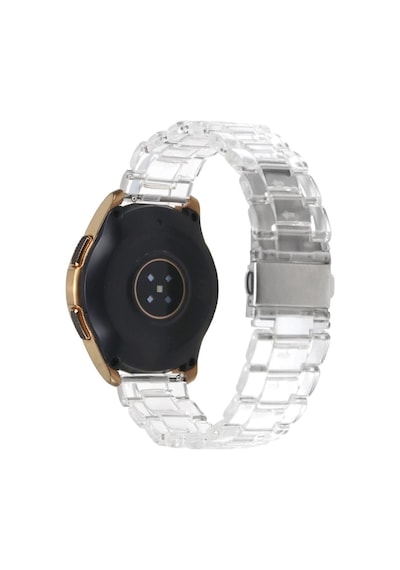Samsung Galaxy Uyumlu Watch 3 41Mm Kordon 20Mm Şeffaf Baklalı Kordon