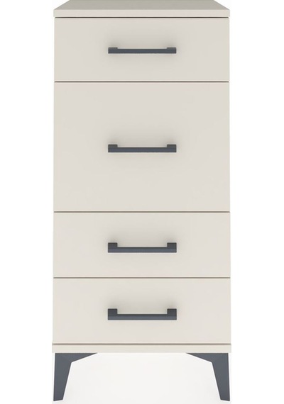 Arges Komodin 4 Çekmeceli 44x30x96 Aytaşı-aytaşı Aytaşı