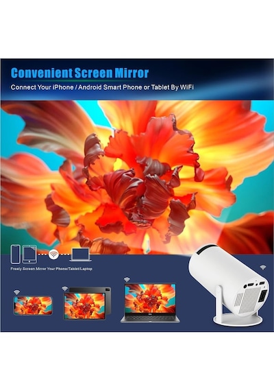 Hy300 Pro Android Tv Özellikli Taşınabilir Projektör