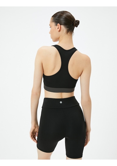 Koton Fermuarlı Sporcu Sütyeni Kapsız Slim Fit U Yaka Siyah 4sak30169nk Siyah Koton Fermuarlı Sporcu Sütyeni Kapsız Slim Fit U Yaka Siyah 4sak30169nk Siyah