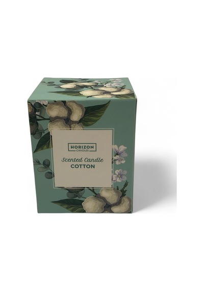 Bardak Mum Cotton Beyaz