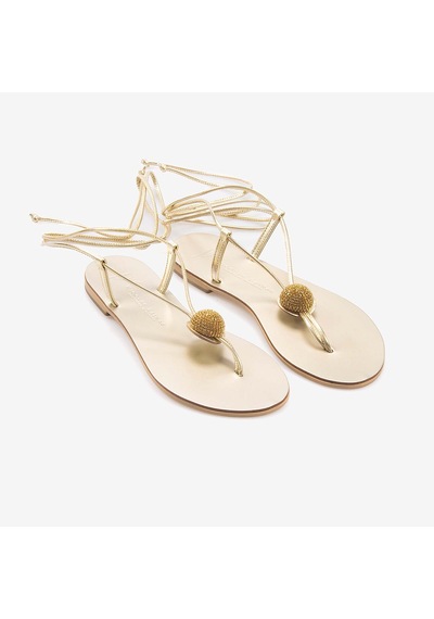 Nıcolas Laınas Kadın Sandalet 294gm Gold