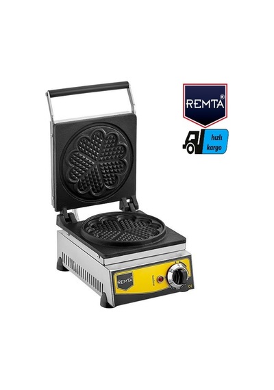 Remta Çiçek Model Waffle Makinası Elektrikli 21 Cm Çap