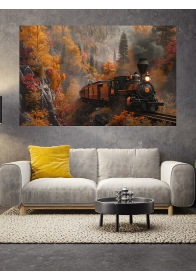 Tren Cam Tablo Ev Dekorasyon,balkon Dekorasyonu,dekoratif,duvar Tablo,mutfak Tablo