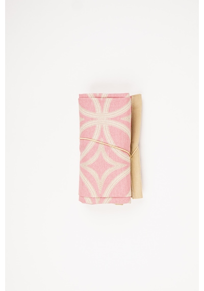 Fabric Craft Bag Yemek Taşıma Çantası Duck Kumaş Katlanabilir Büyük Boy Mutfak Taşıma Çantası Gülkurusu