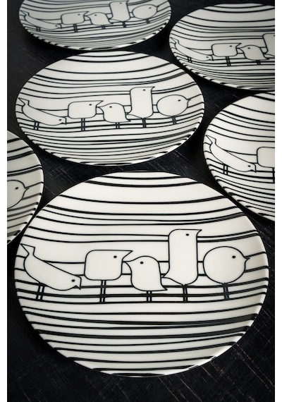 Nido 6 Parça Porselen Pasta Seti 19 Cm